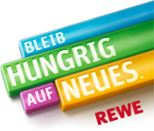 Logo Staying hungry for new REWE